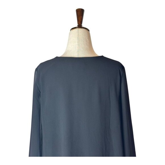 Show Me Your Mumu Shirt Women Small Black Chiffon Jamie Tunic Whimsigoth‎ Flowy - Picture 5 of 11